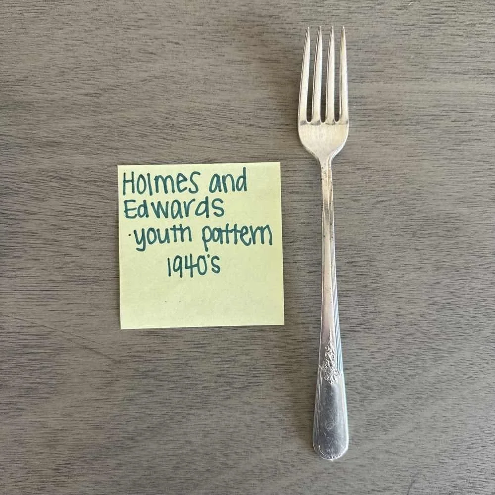 Holmes & Edwards‎ Inlaid Youth Pattern 1940s Silverplate Fork Flatware